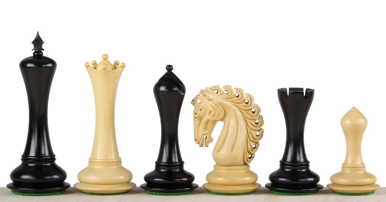 Figury szachowe Empire Ebony – 4,25 cala