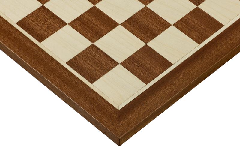 Szachownica z mahoniu i jaworu 14,2″ – bez notacji