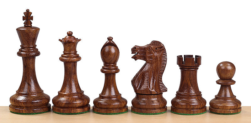 Figury szachowe z akacji i bukszpanu Executive – 4″ King