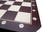 Stół szachowy mahoniowy z szufladami – plansza 21,6 cala (54 cm)