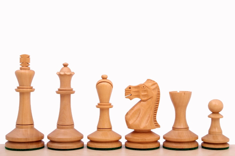 Figury szachowe Blackmore – 3,75" King, hebanizowane i z naturalnego bukszpanu