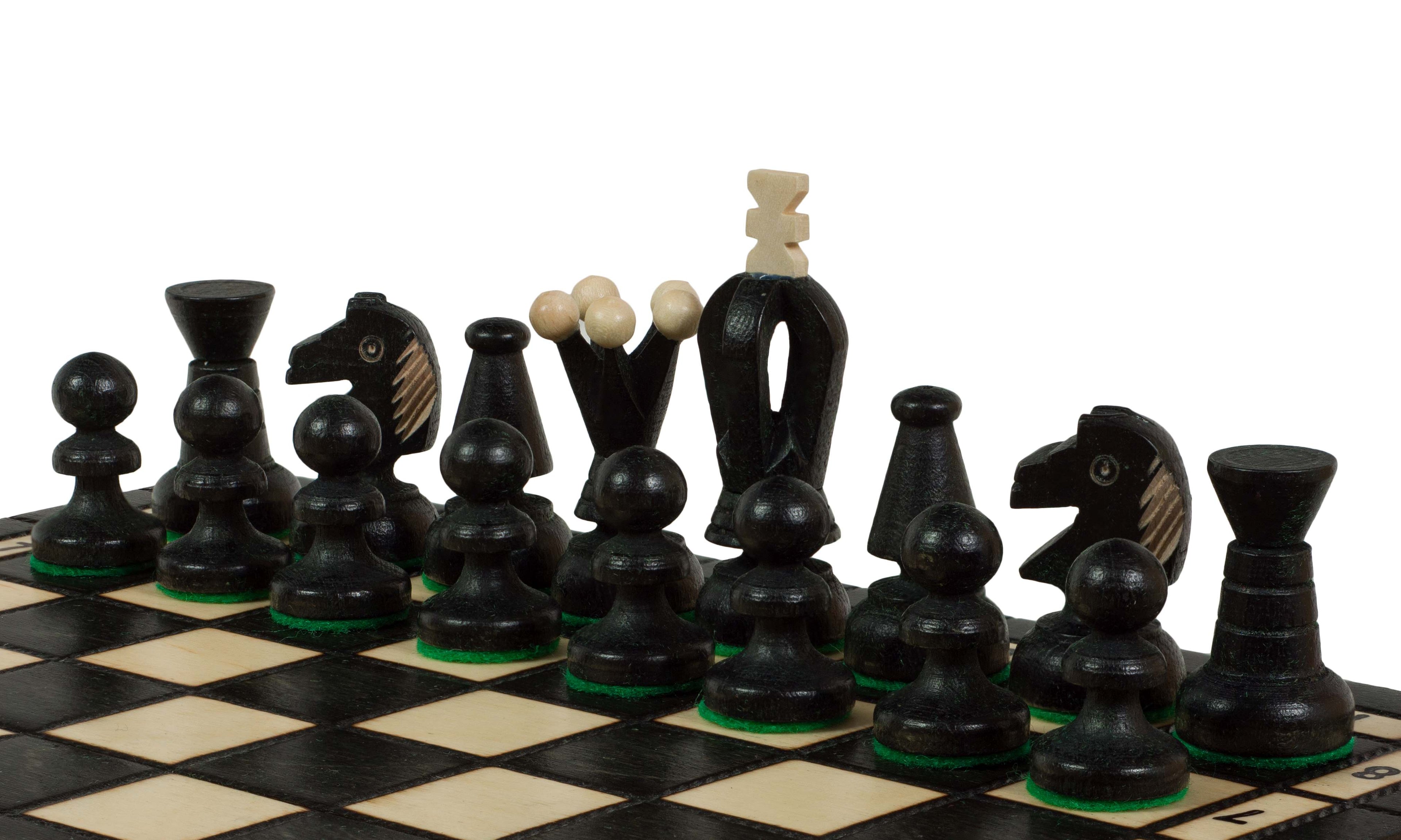 Mały zestaw szachowy Kings 12 cali (2,56 cala King)