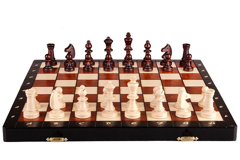 Magnetyczny zestaw szachowy z tacką (2,64" King)