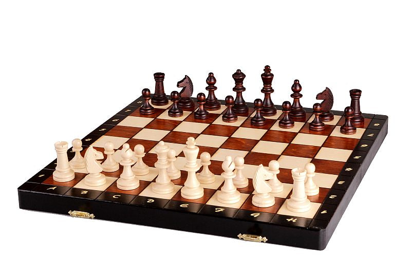 Magnetyczny zestaw szachowy z tacką (2,64" King)