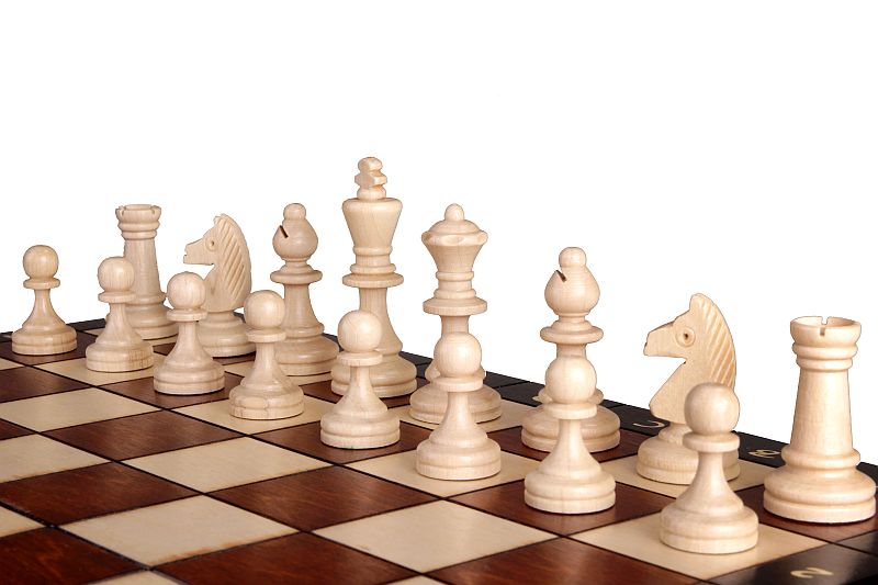 Magnetyczny zestaw szachowy z tacką (2,64" King)