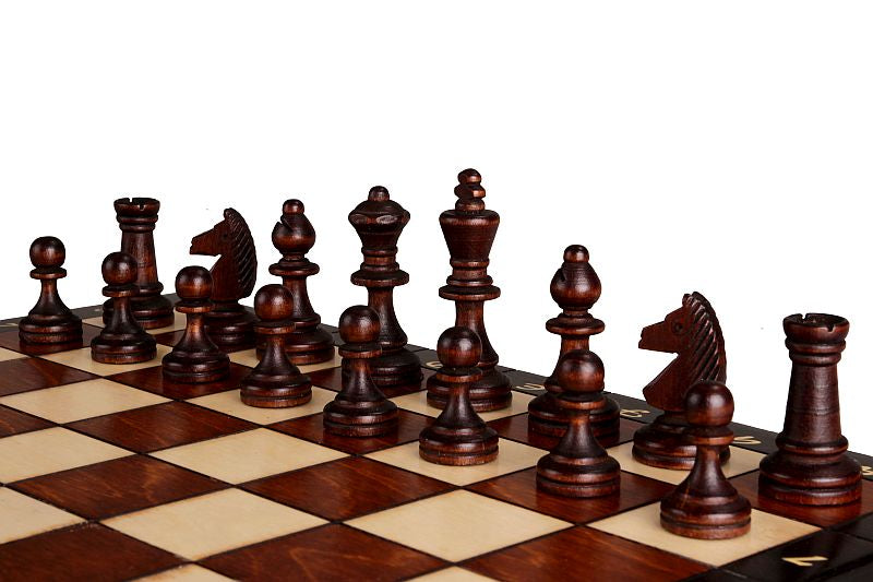 Magnetyczny zestaw szachowy z tacką (2,64" King)