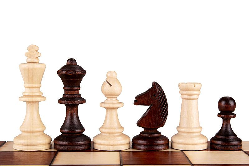 Magnetyczny zestaw szachowy z tacką (2,64" King)
