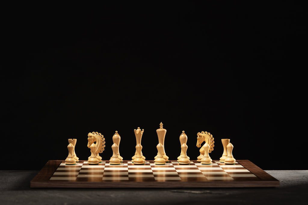 Figury szachowe Empire Redwood – 4,25 cala