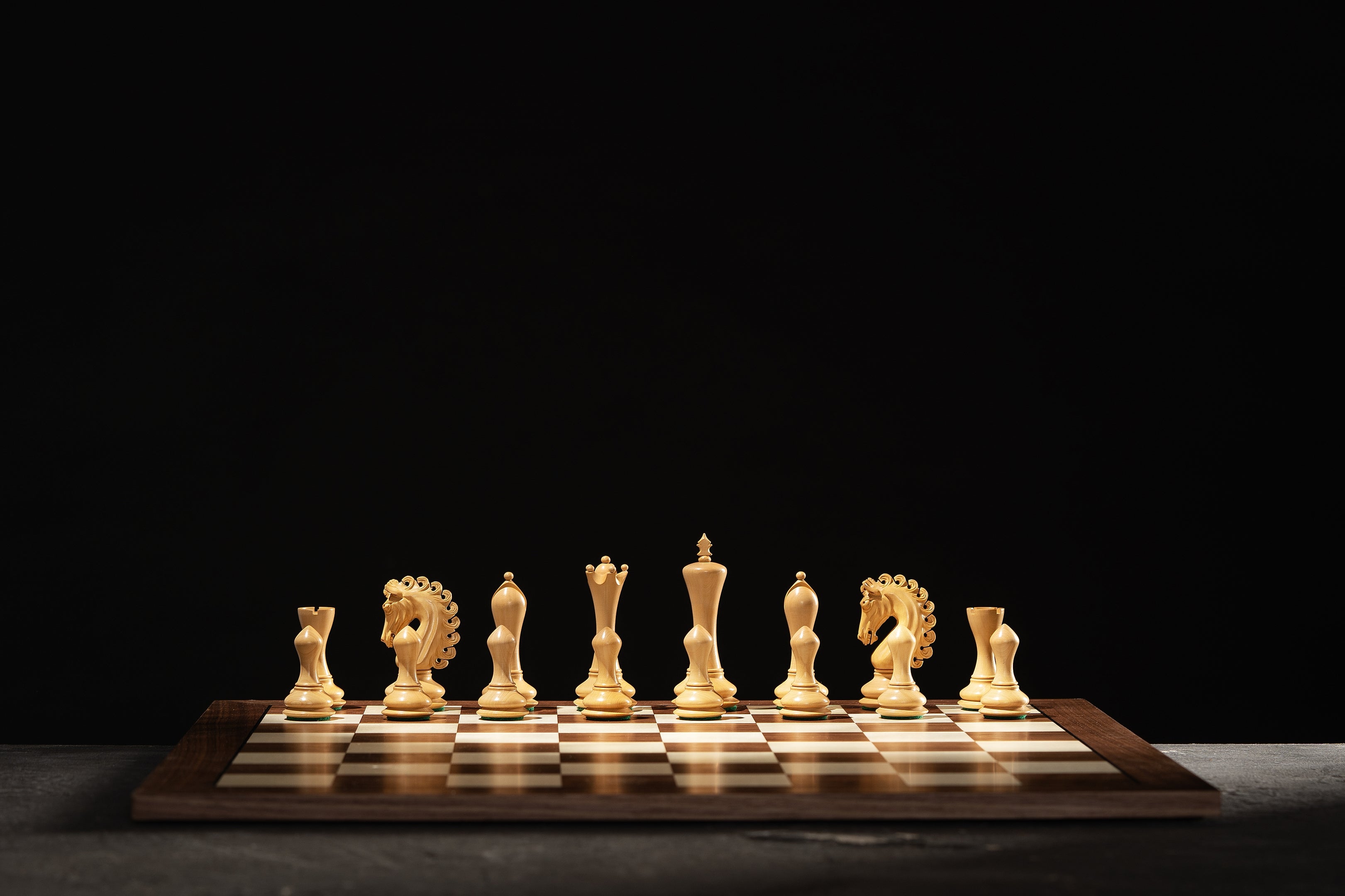 Figury szachowe Empire Redwood – 4,25 cala