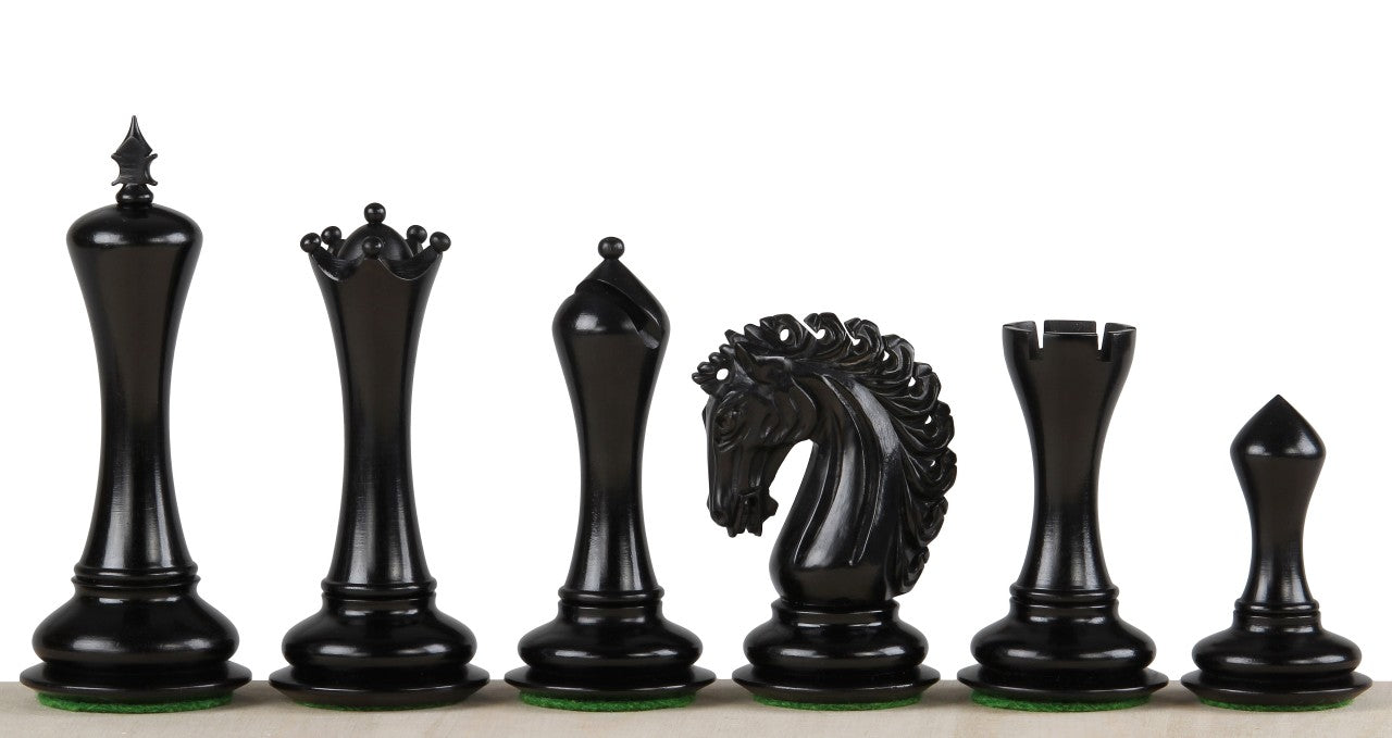 Figury szachowe Empire Ebony – 4,25 cala