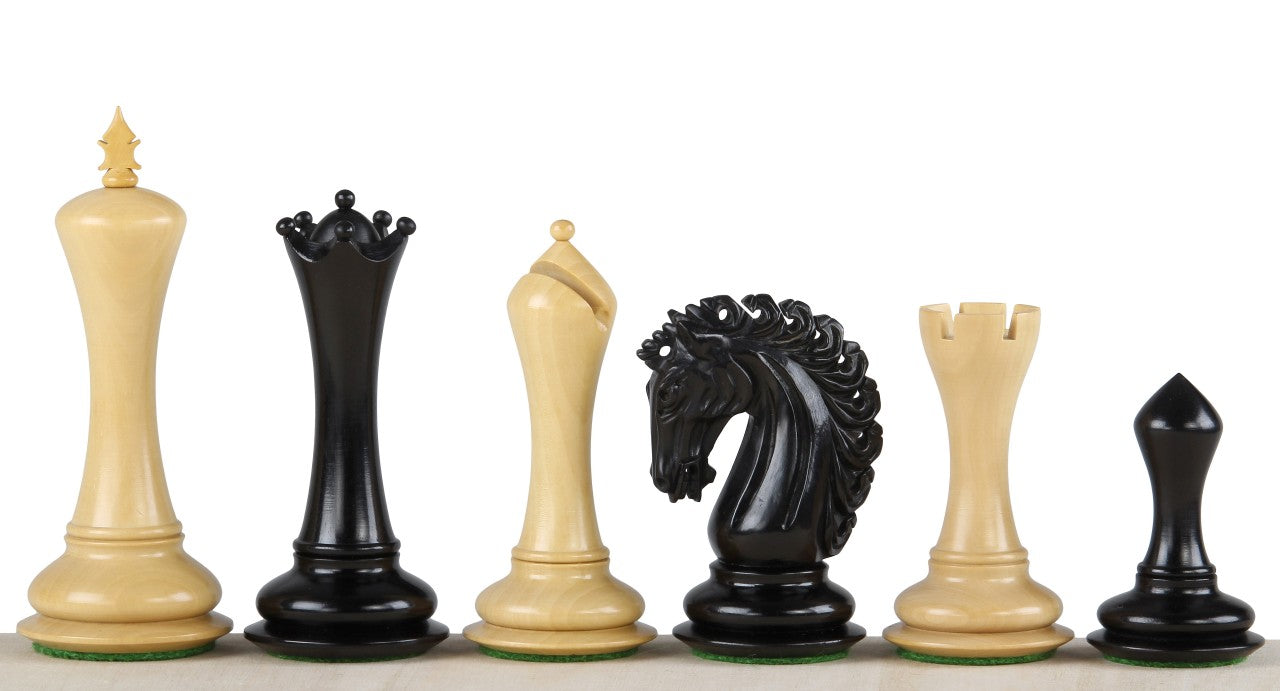 Figury szachowe Empire Ebony – 4,25 cala