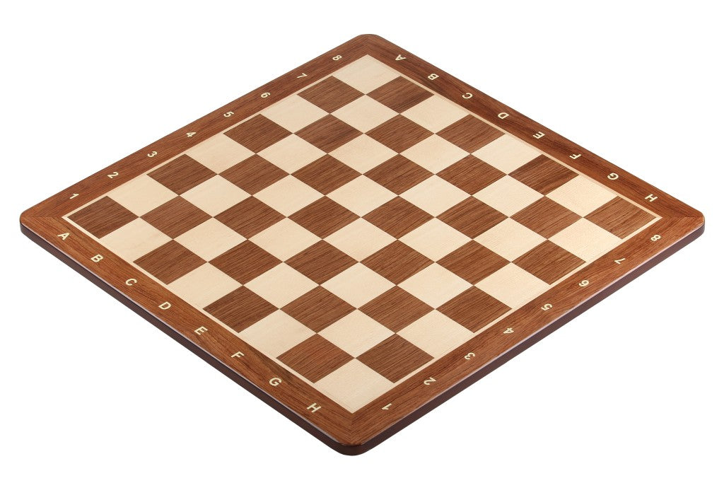 Szachownica Padauk i klon 20,5″ z notacją – styl turniejowy