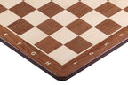 Szachownica Padauk &amp; Sycamore 17,3 cala – z notacją, styl turniejowy