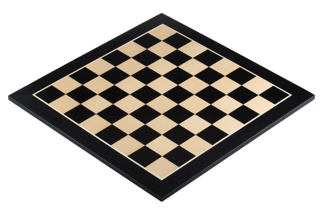 Szachownica z czarnego mahoniu i klonu 18,9″ – bez notacji