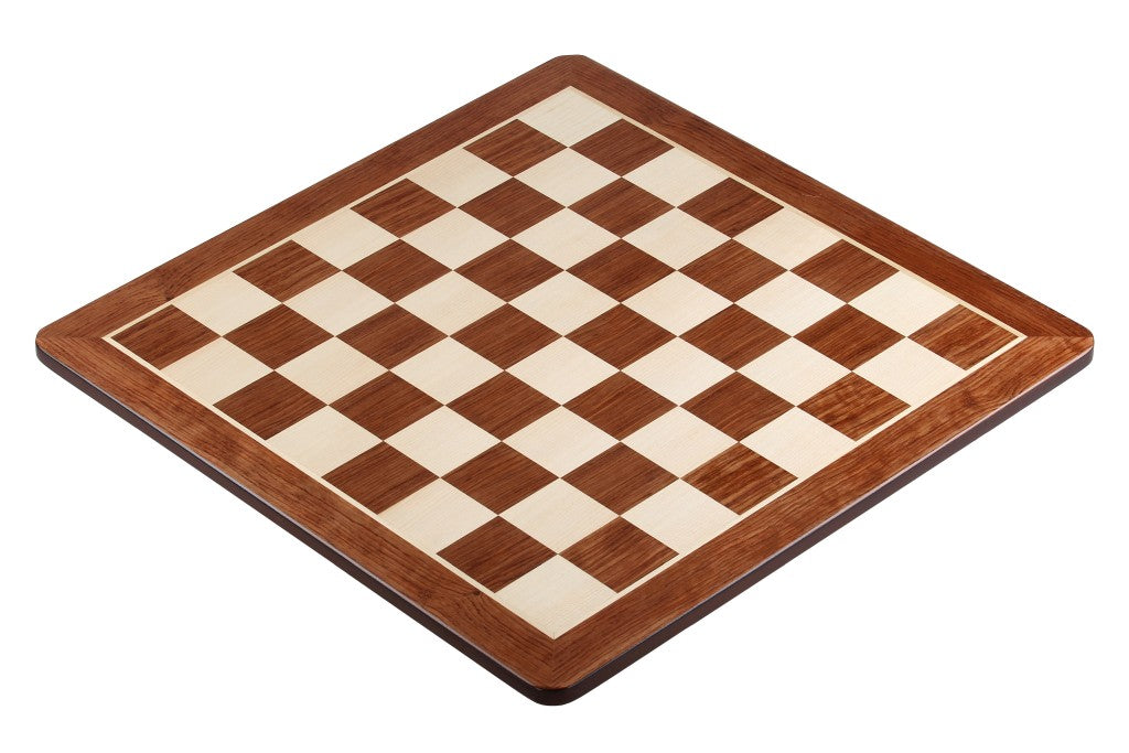 Szachownica Padauk i klon 18,9″ – bez notacji, zaokrąglone rogi
