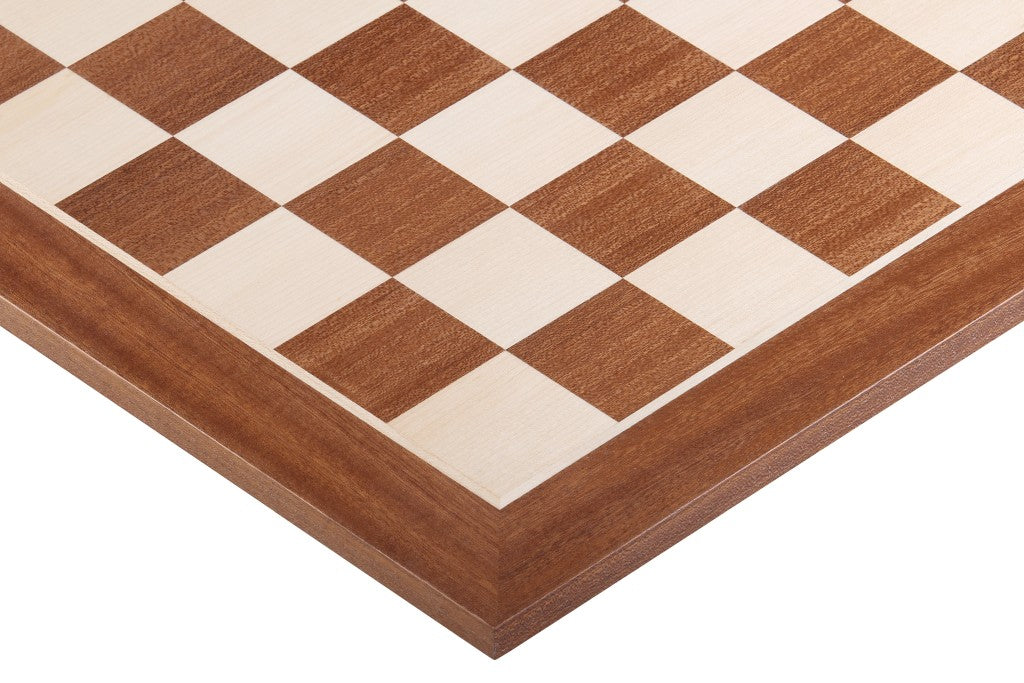 Szachownica z mahoniu i jaworu 21,25″ – bez notacji