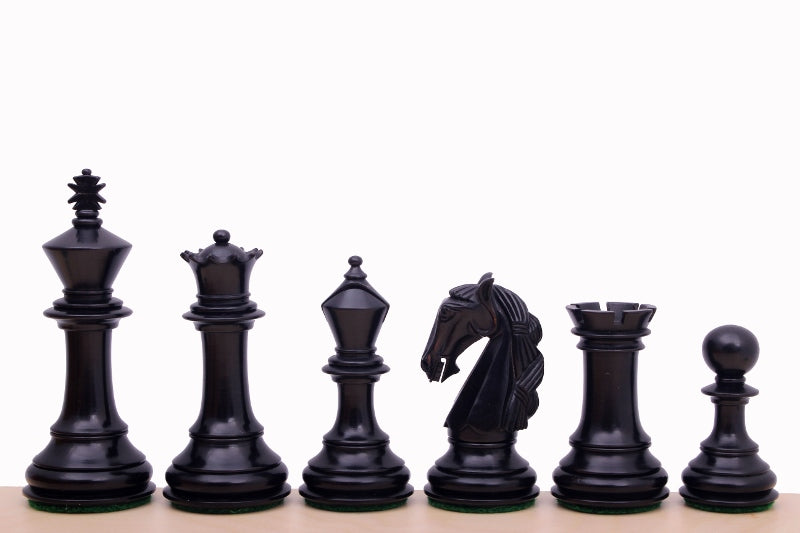 Kolumbijskie szachy Staunton Ebonised – 4" King