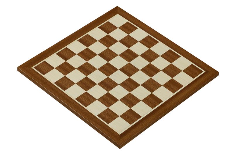 Szachownica z mahoniu i jaworu 14,2″ – bez notacji