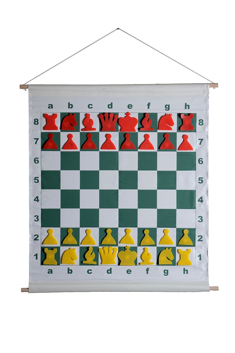 Demonstracyjny zestaw szachów magnetycznych – 26″ × 26″