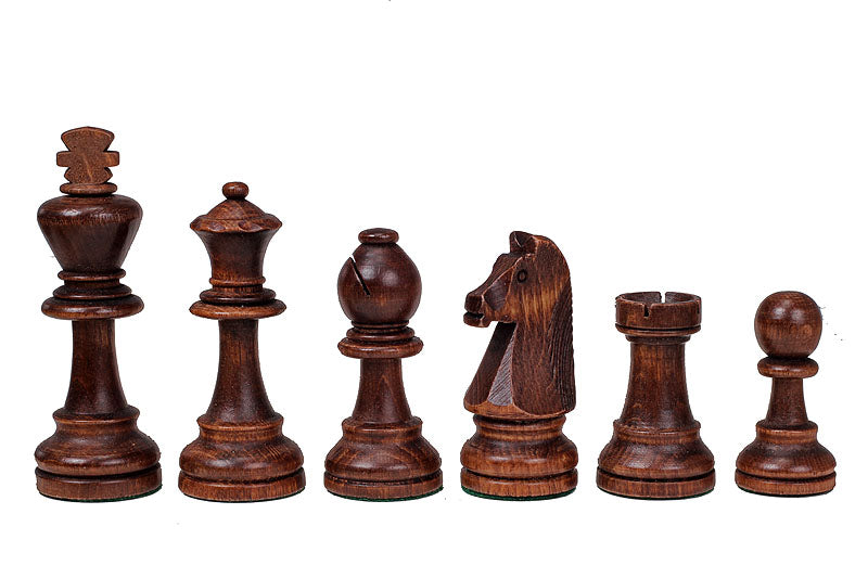 Figury szachowe Staunton nr 7 – drewno grabowe (król 3,94 cala)