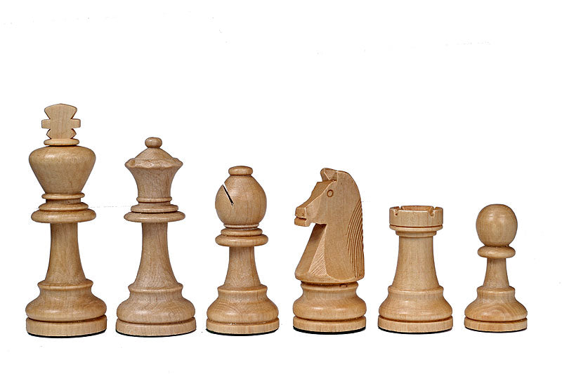 Figury szachowe Staunton nr 7 – drewno grabowe (król 3,94 cala)